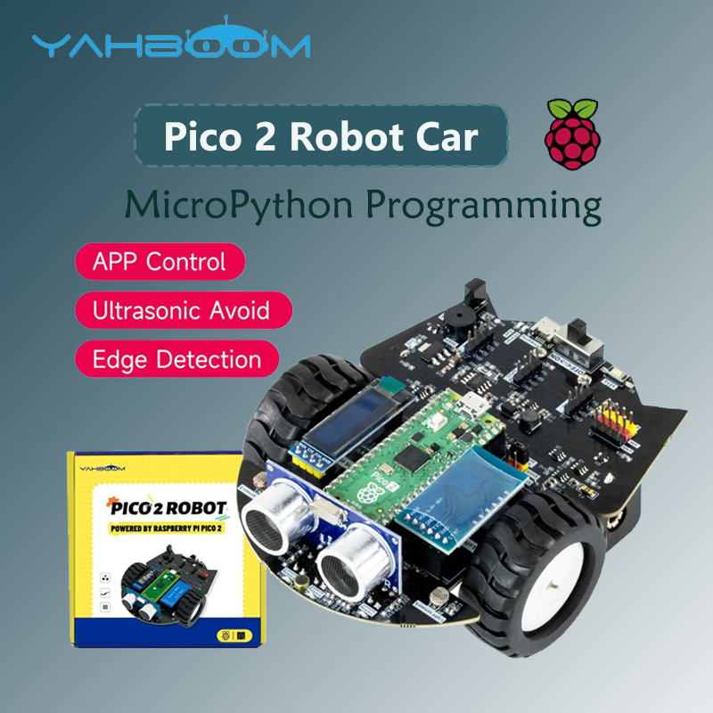 Raspberry Pi Kit - Yahboom Raspberry Pi Pico 2 ロボットカーキット