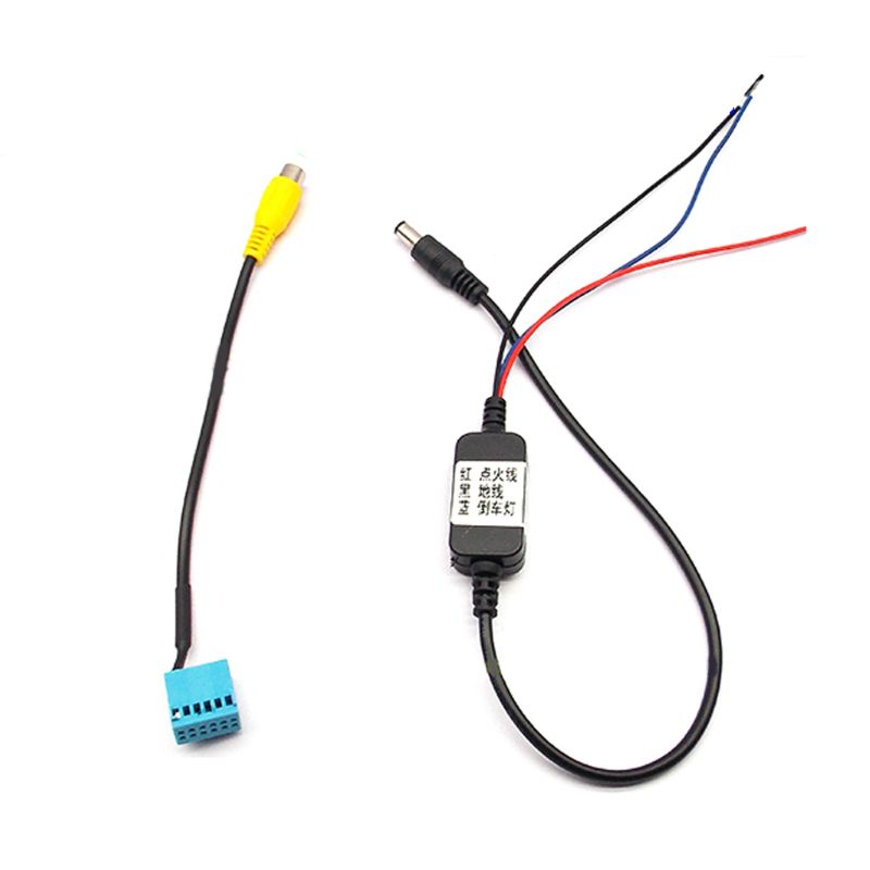Pi Camera Cable - 車rcaリアビューカメラプラスタイマーリレー遅延フィルターmib変換ケーブルワイヤー