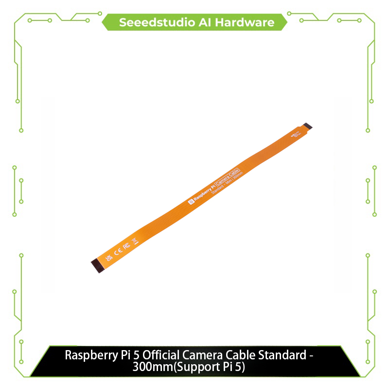 Pi Camera Cable - Raspberry Pi 5 公式カメラアダプターケーブル 標準 300mm