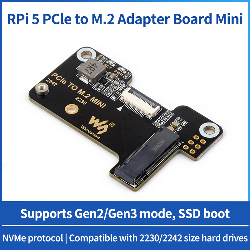 Pi Cooler - Raspberry pi 5 pcie to m.2