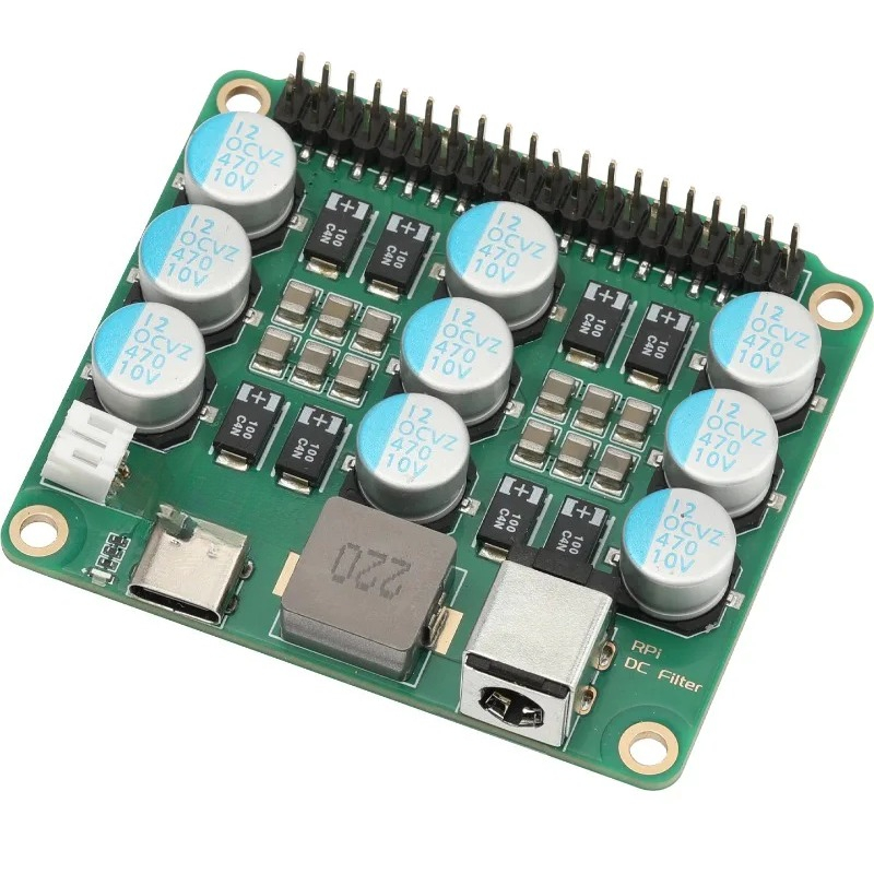 Raspberry Pi 4 - I2S信号浄化器分離拡張ボードCLCフィルター Raspberry Pi4/5/DACオーディオデコーダー用