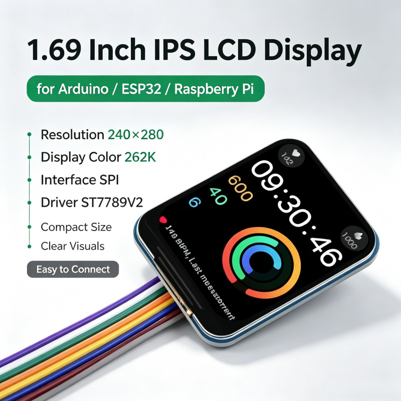 Pi Zero - 1.69 インチ IPS LCD モジュール ST7789V2