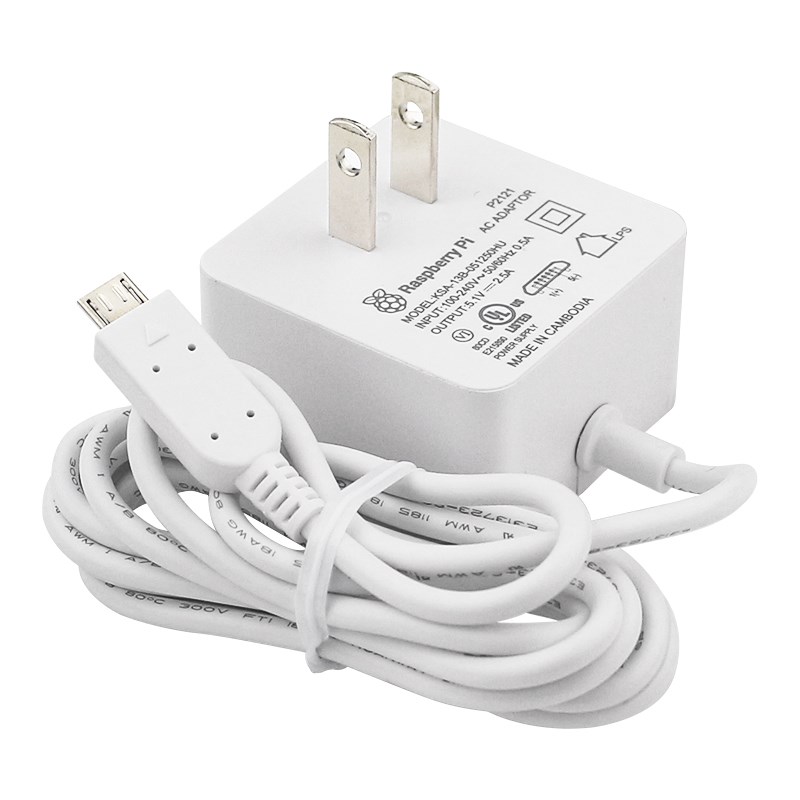 ラズベリーパイ12.5ワット電源5.1v 2.5Aマイクロu - Pi Zero のレビューと価格