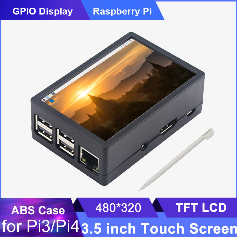 3.5インチ Raspberry Pi 3B/3B+/4B  - Pi 4 Case のレビューと価格