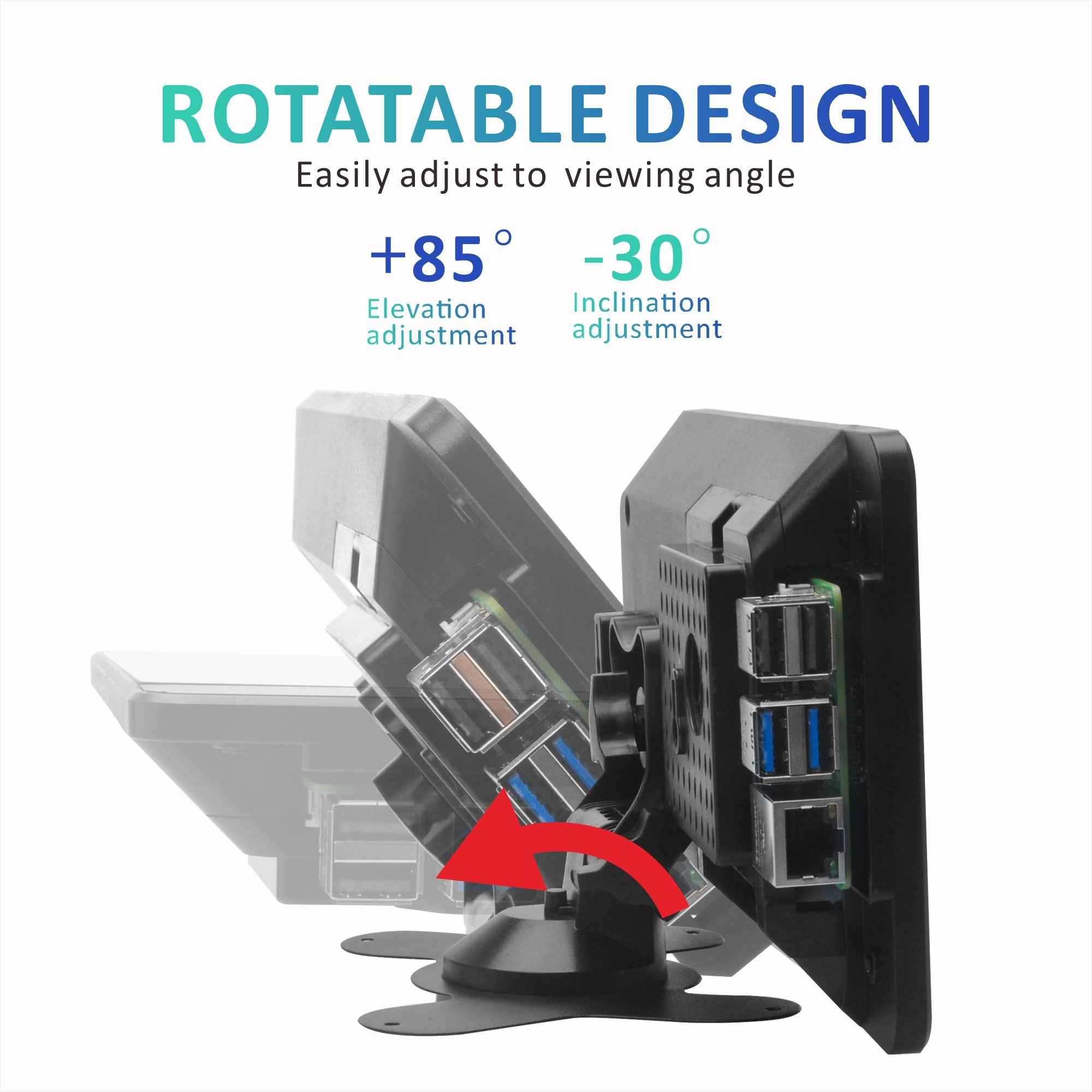 OSOYOO PiStudioケース 7インチIPS RPi - Pi 4 Case のレビューと価格