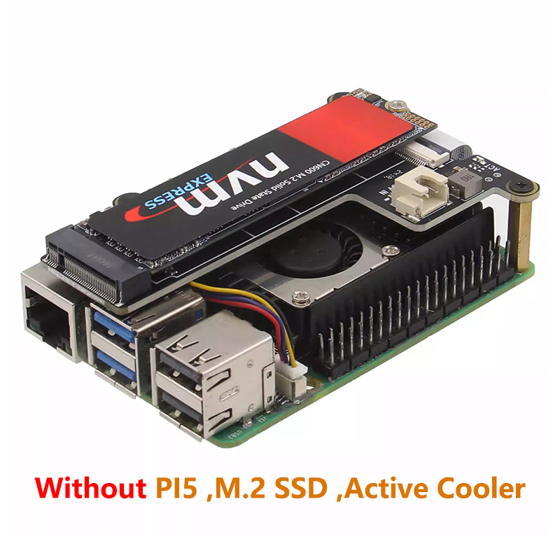 Raspberry Pi 5 PCIE M.2 NVMe プ - Pi Cooler のレビューと価格