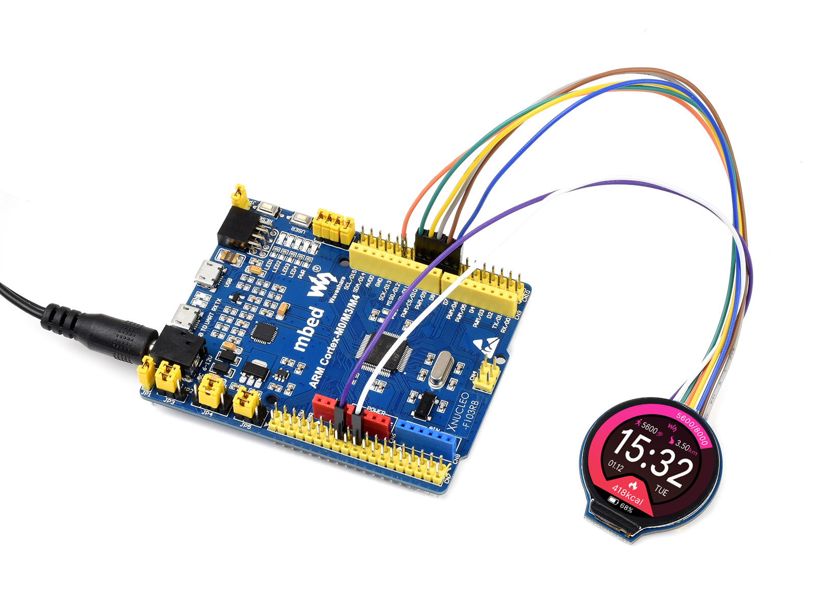 Waveshare 1.28インチラウンドLCDディスプレイ - Pi Display のレビューと価格