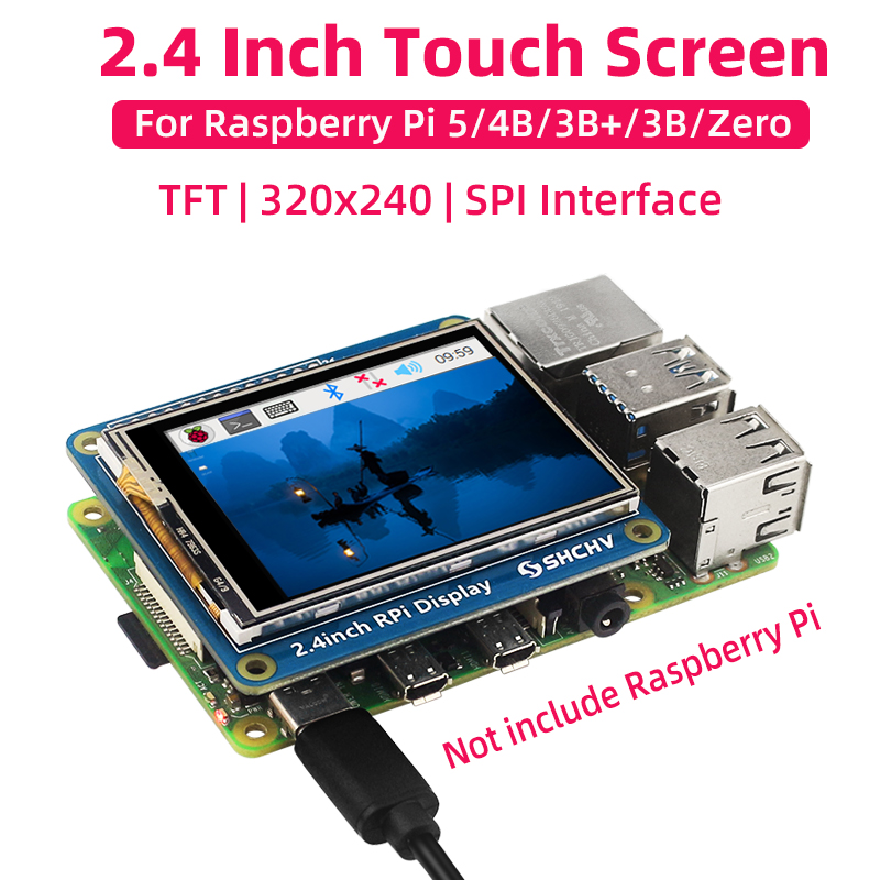 SHCHV 2.4インチタッチスクリーン Raspberry - Pi 5 Case のレビューと価格