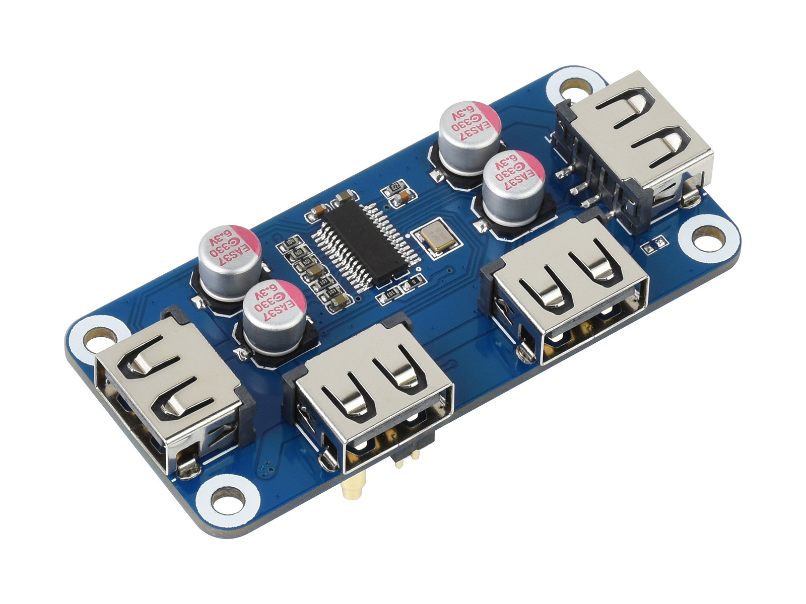 Waveshare USB ハブ HAT (B) 4x ポー - Pi Zero のレビューと価格