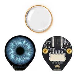 Waveshare-ダブルアイラウンドLCDディスプレイモジ - Pi Display のレビューと価格