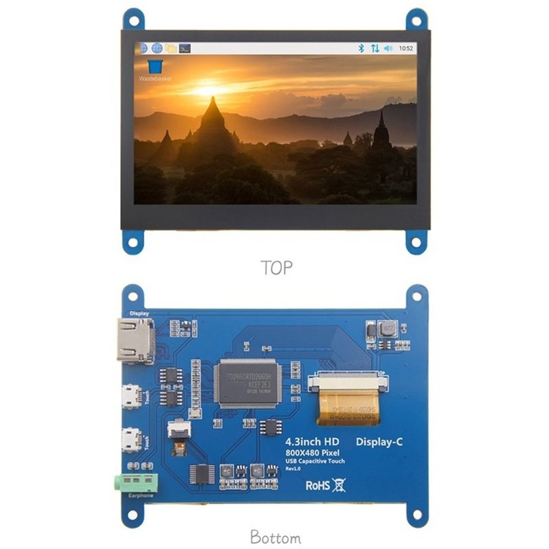 2026年最新モデル、静電容量式タッチスクリーン、4.3イン - Pi Zero のレビューと価格