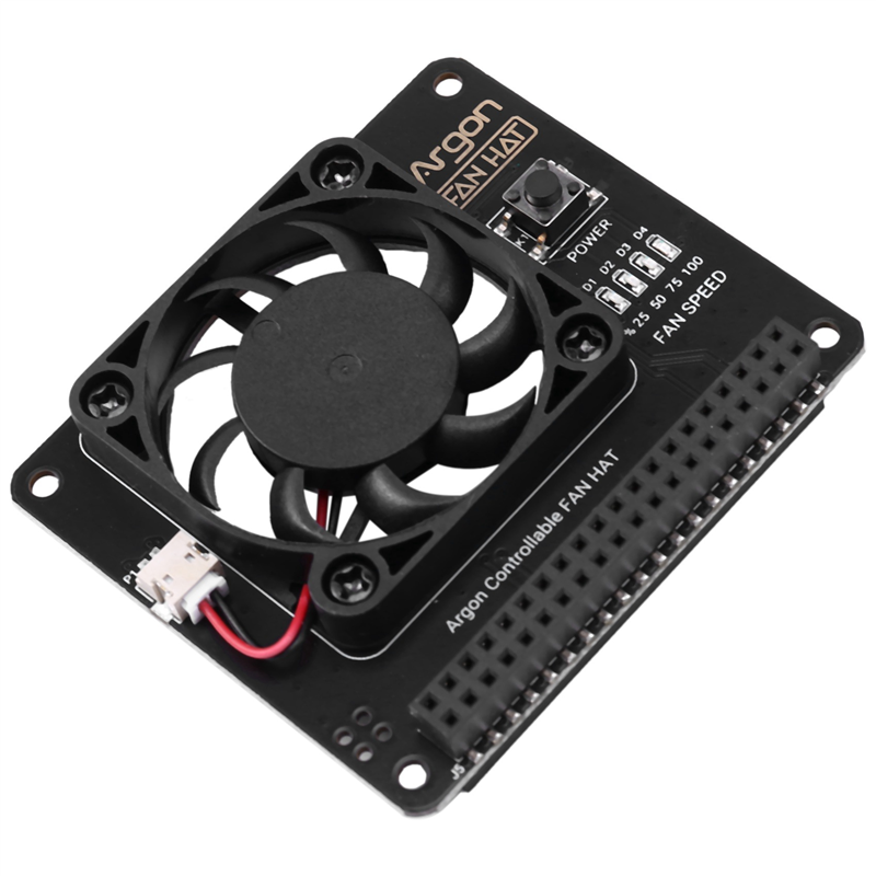 Raspberry Pi 4/3用 新型3XアルゴンファンH - Raspberry Pi 4 のレビューと価格