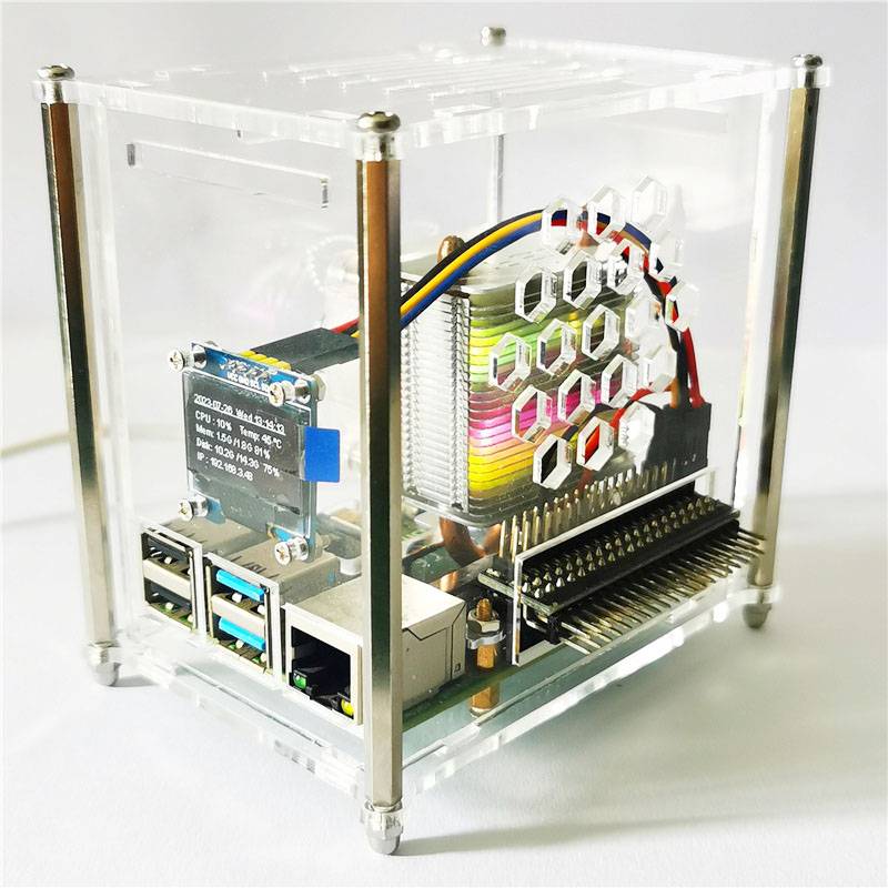 4つのモデルがたくさんあります。冷却ファン,銅管クーラー,透 - Pi 4 Case のレビューと価格