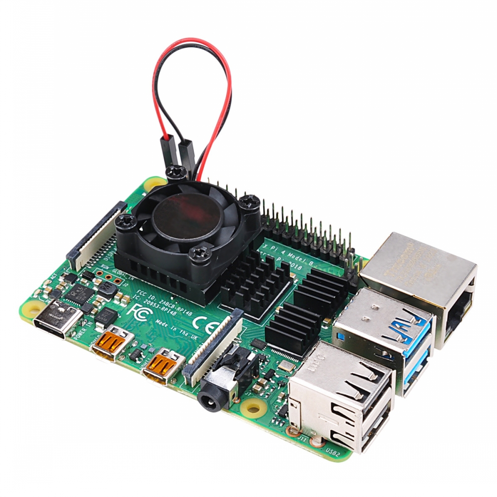 ラズベリーパイ4モデルb用ヒートシンク,シングル冷却ファン, - Pi Cooler のレビューと価格