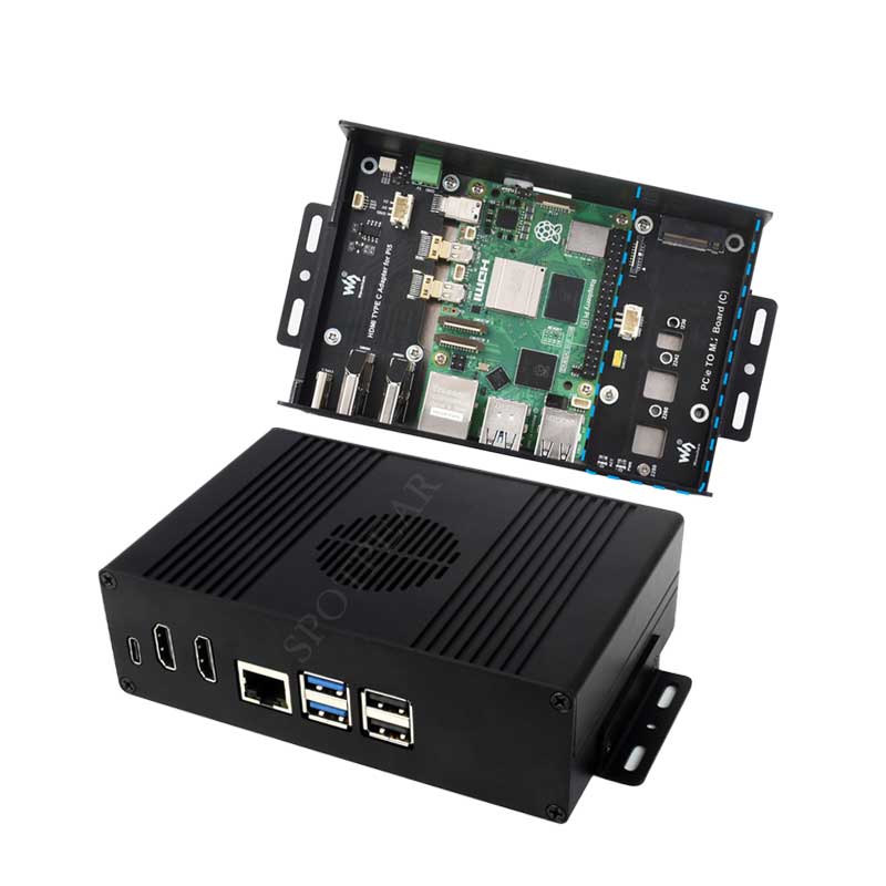 Raspberry Pi 5 ボックス ケース キット-C  - Raspberry Pi 5 のレビューと価格