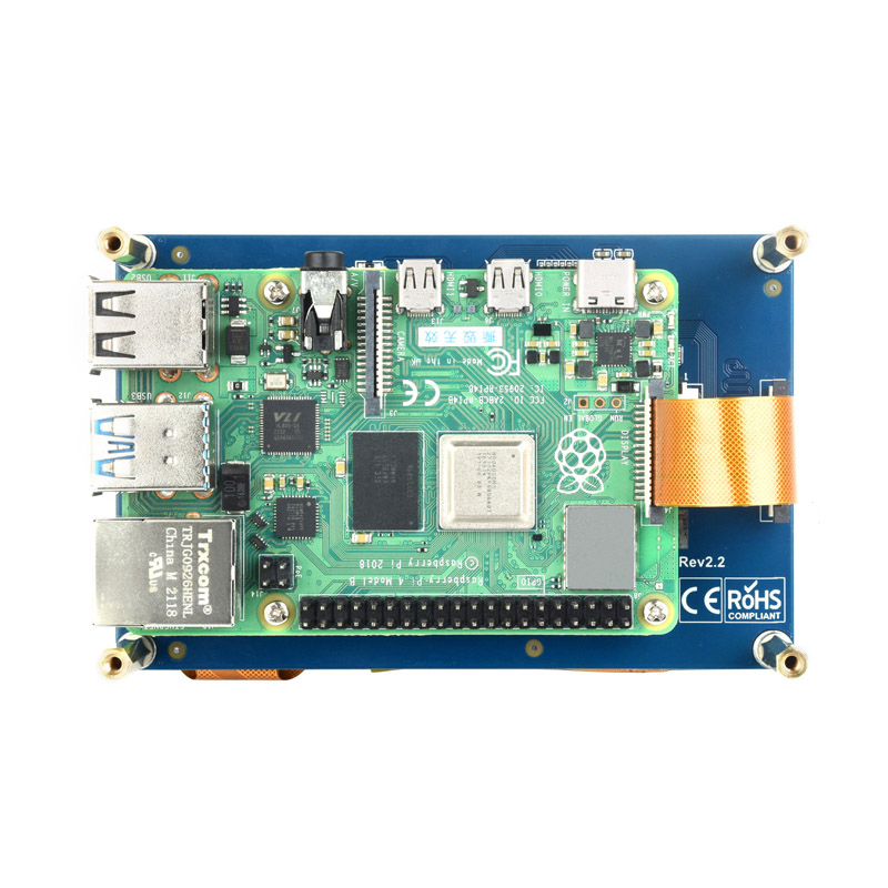 Raspberry Pi 4.3インチDSIディスプレイ M - Pi 5 Case のレビューと価格