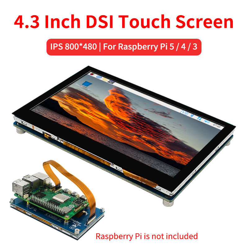 タッチIPSタッチスクリーン,800x480のスペアパーツ, - Pi 5 Case のレビューと価格