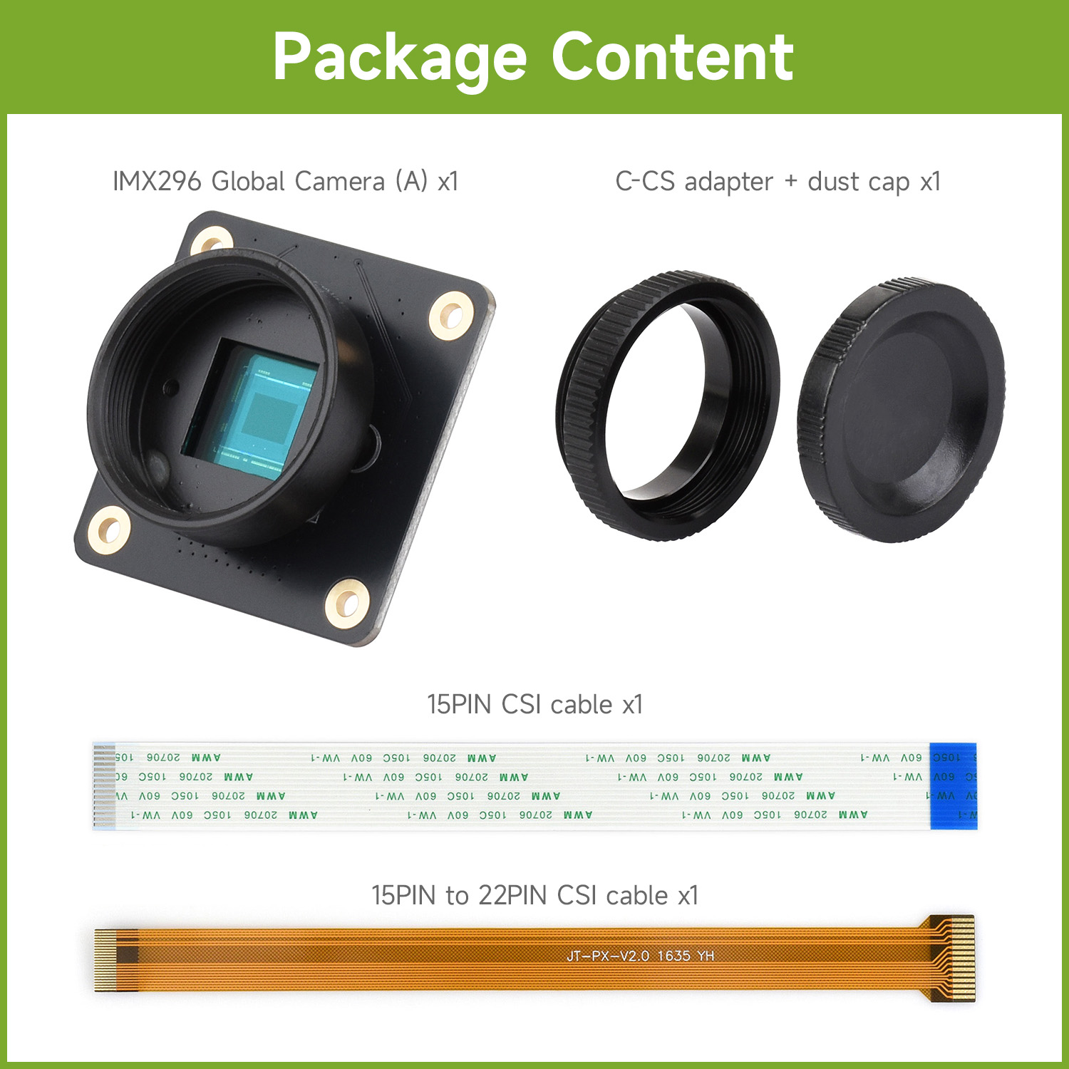 Waveshare IMX296 グローバル シャッター カ - Raspberry Pi Global Shutter Camera Imx296 のレビューと価格