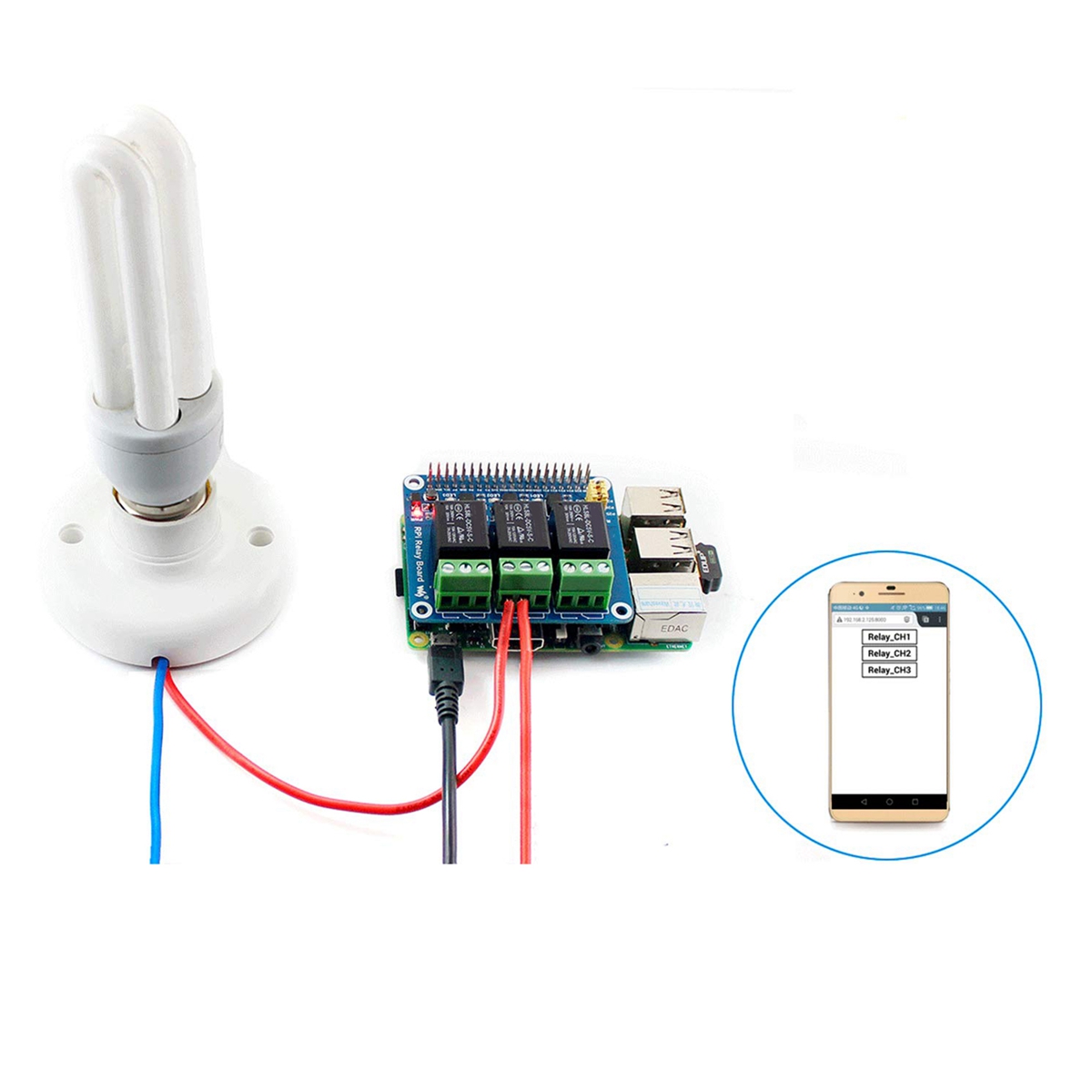 Waveshare 5V 3チャンネルリレーモジュール拡張ボ - Pi Zero のレビューと価格