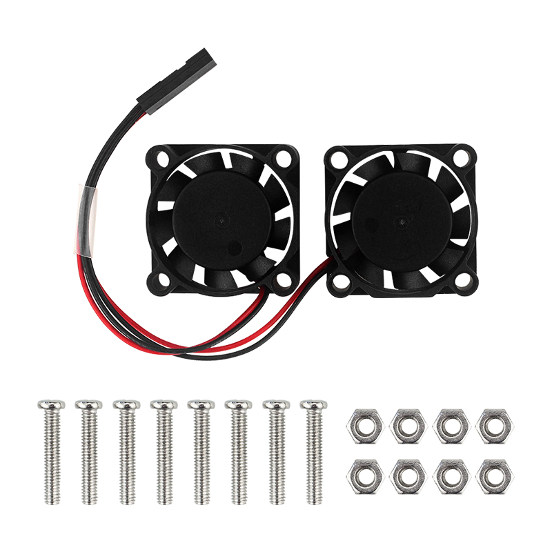 デュアルラジエーターファンラズベリーパイ4B 3B 3B + - Pi Cooler のレビューと価格