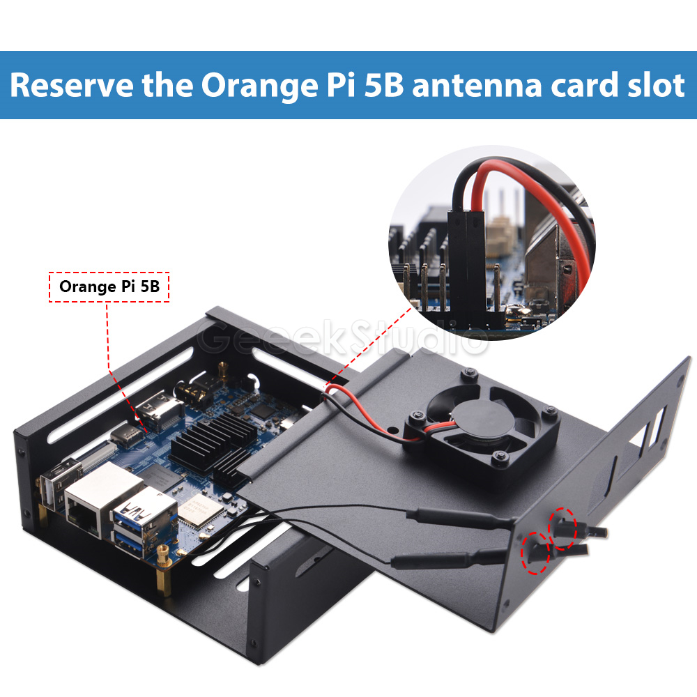 Orange pi 5/5b金属保護ケース,冷却ファン付き保 - Pi 5 Case のレビューと価格