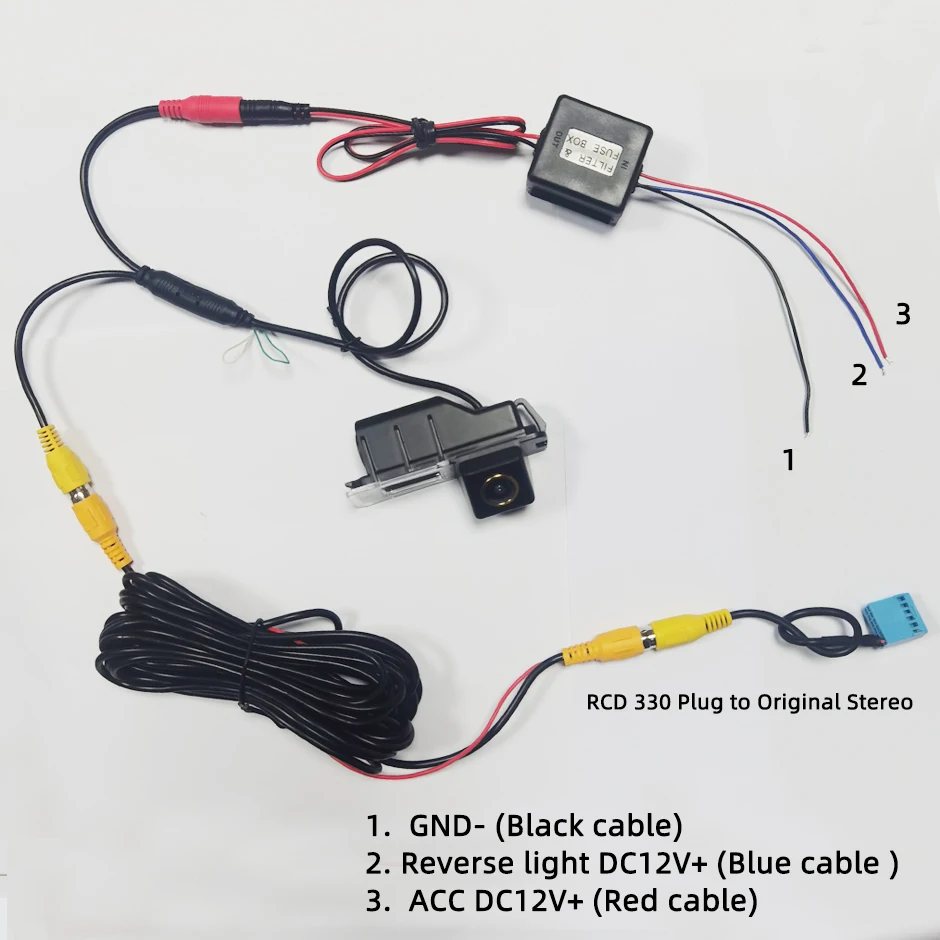 車のリアビューカメラ電源フィルター整流器 RCD330 PQ - Pi Camera Cable のレビューと価格