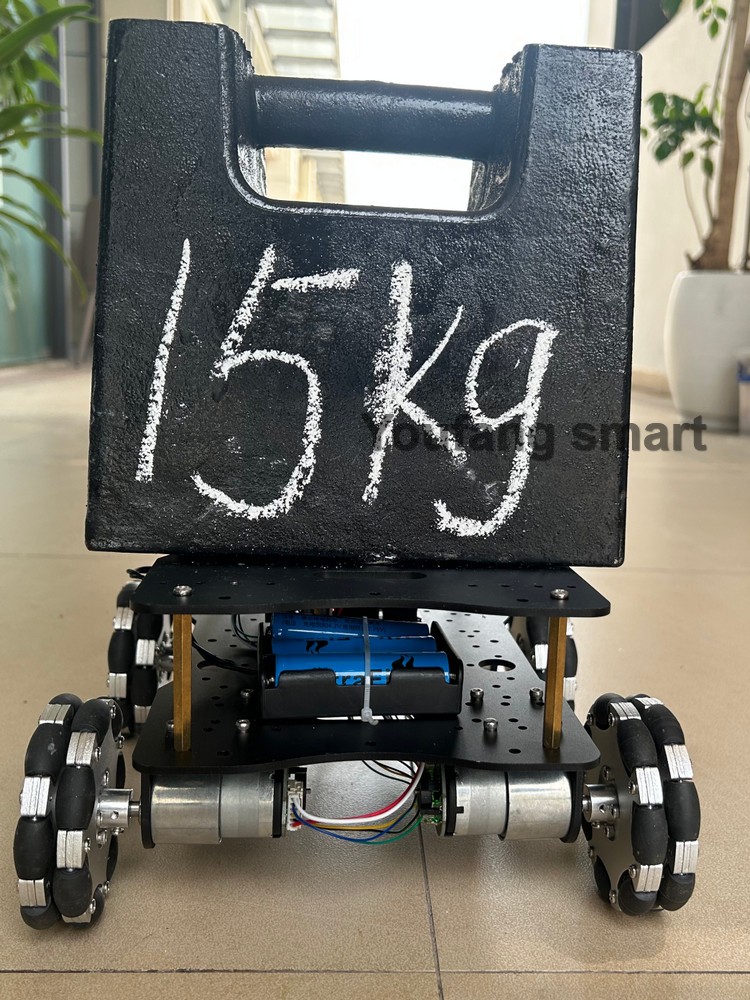 15kg積載量 4WD 80mmメカナムホイール ロボットカ - Raspberry Pi Kit のレビューと価格