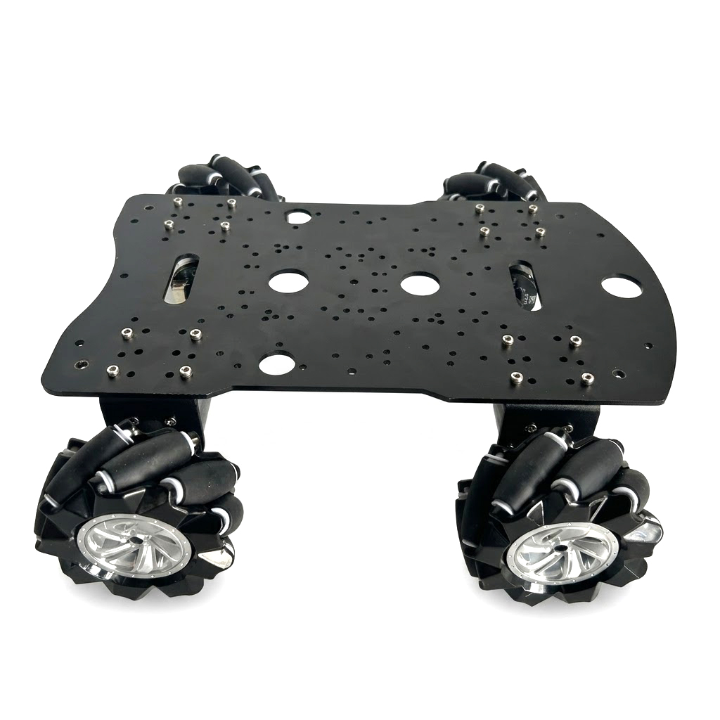 15kg積載量 4WD 80mmメカナムホイール ロボットカ - Raspberry Pi Kit のレビューと価格