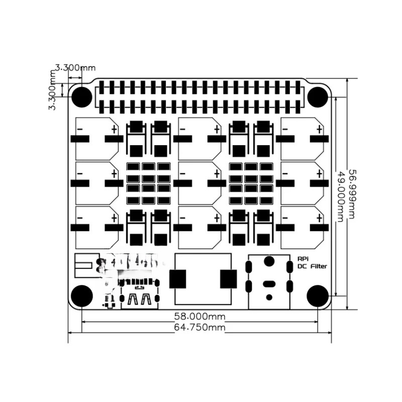 I2S信号浄化器分離拡張ボードCLCフィルター Raspbe - Raspberry Pi 4 のレビューと価格