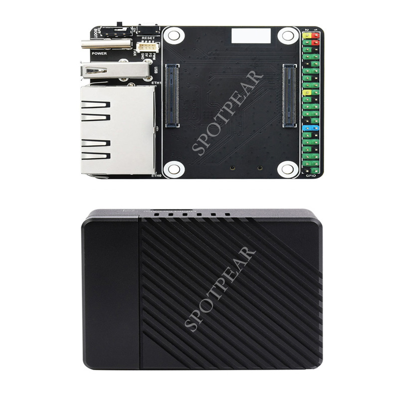 Raspberry Pi CM4 デュアル ETH ミニ オ - Pi 4 Case のレビューと価格