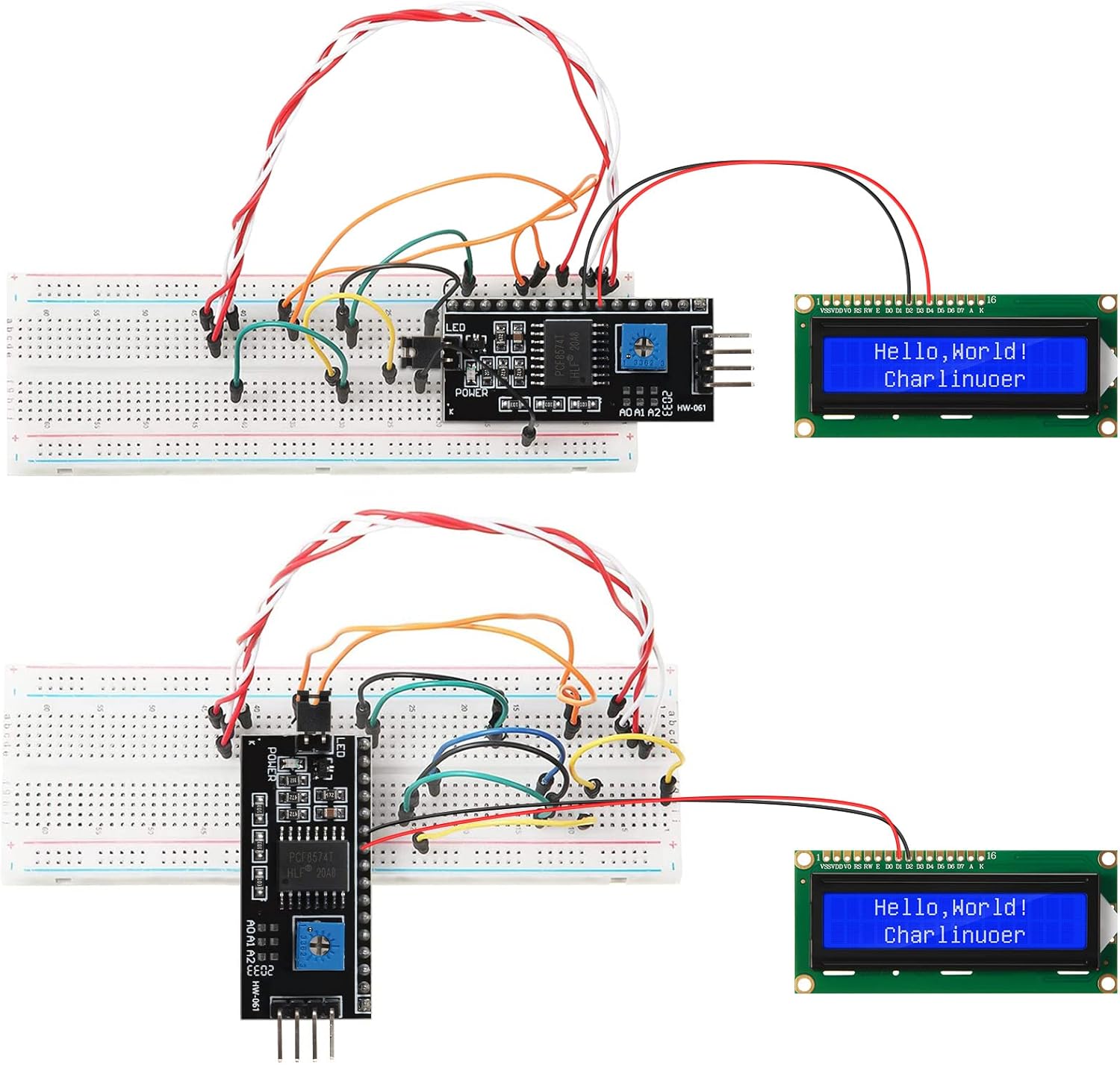 1セット 1602 LCD 20*4 ブルースクリーン I2 - Raspberry Pi 4 のレビューと価格
