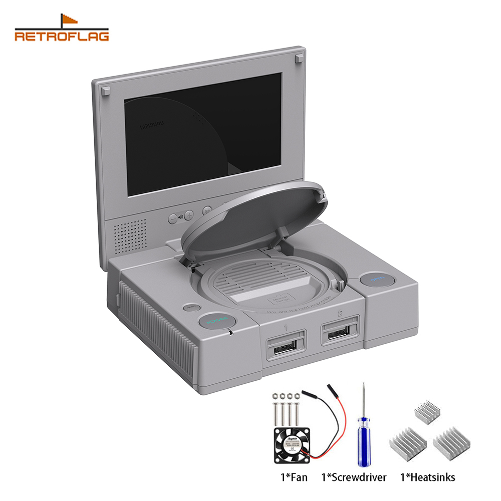 Retroflag PiStationケース（LCD付き）R - Pi 4 Case のレビューと価格