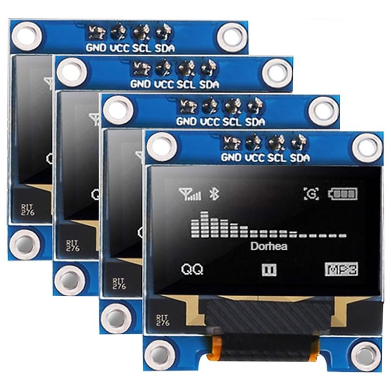 A37T-4Pcs 0.96 インチ OLED ディスプレイ - Pi Display のレビューと価格
