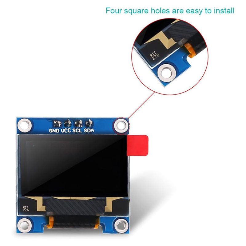 A37T-4Pcs 0.96 インチ OLED ディスプレイ - Pi Display のレビューと価格