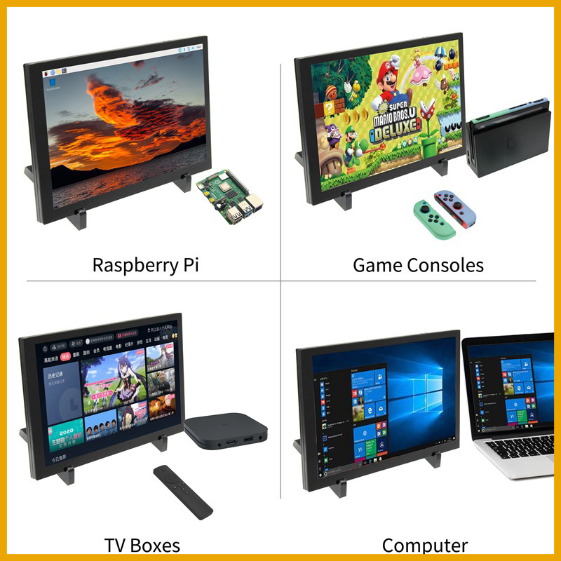 10.1 インチ IPS タッチスクリーン IPS LCD  - Pi Display のレビューと価格