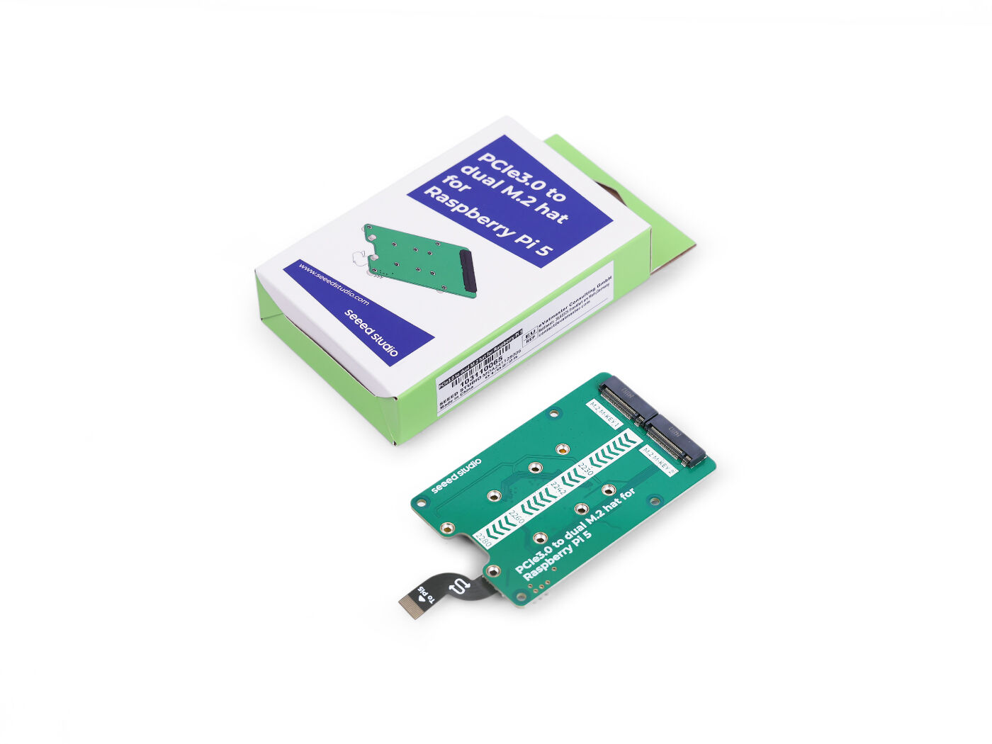 103110065 PCIe3.0 スイッチ、デュアルM.2 - Raspberry Pi 5 のレビューと価格