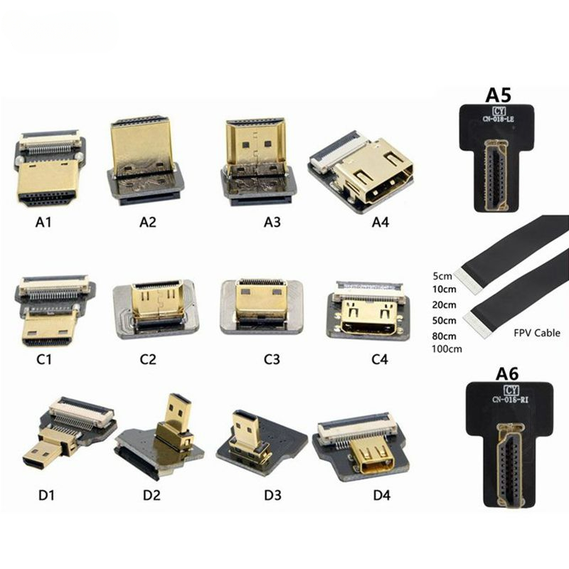 リボンFPV HDMI互換コネクタフレキシブルフラットケーブ - Pi Camera Cable のレビューと価格