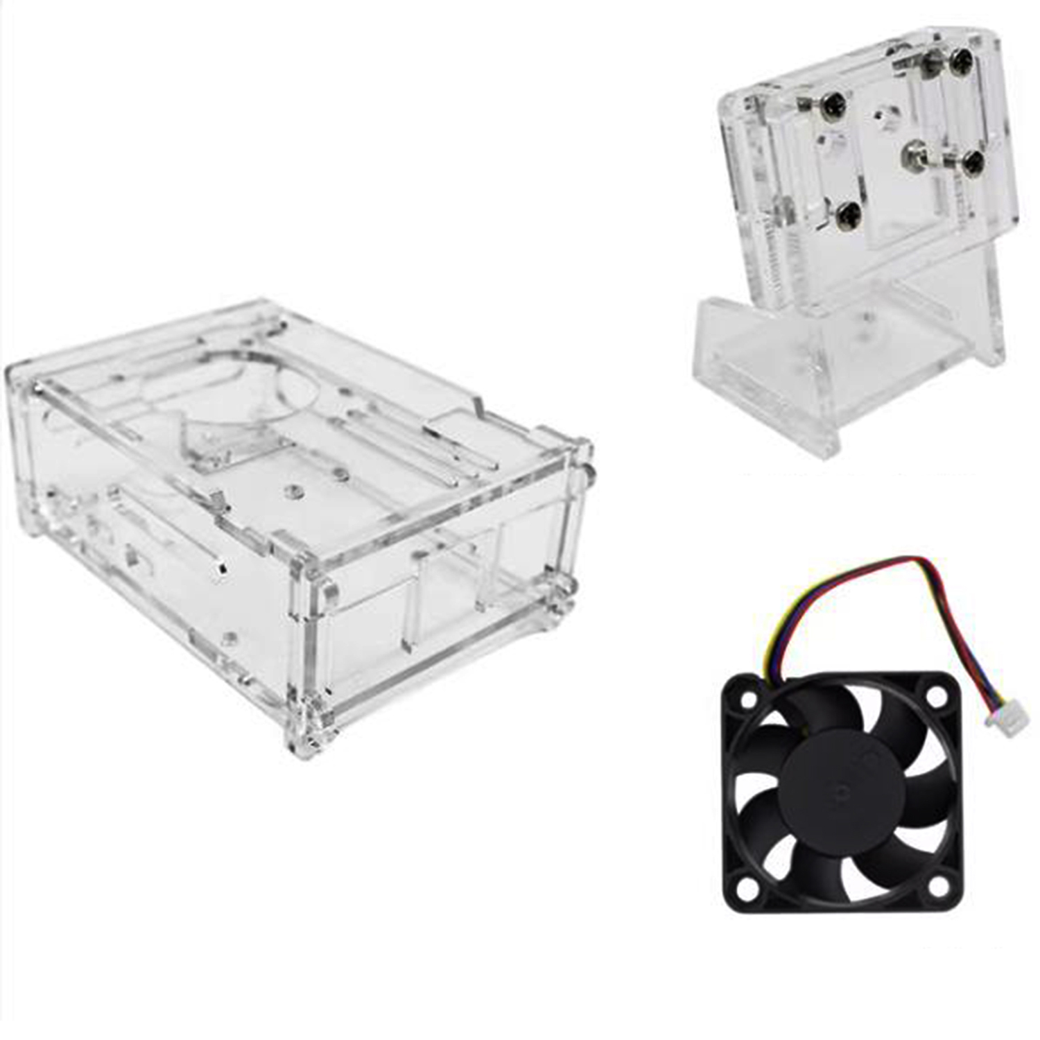 Raspberry Pi 5 アクリルケース 4010 大型 - Pi Cooler のレビューと価格