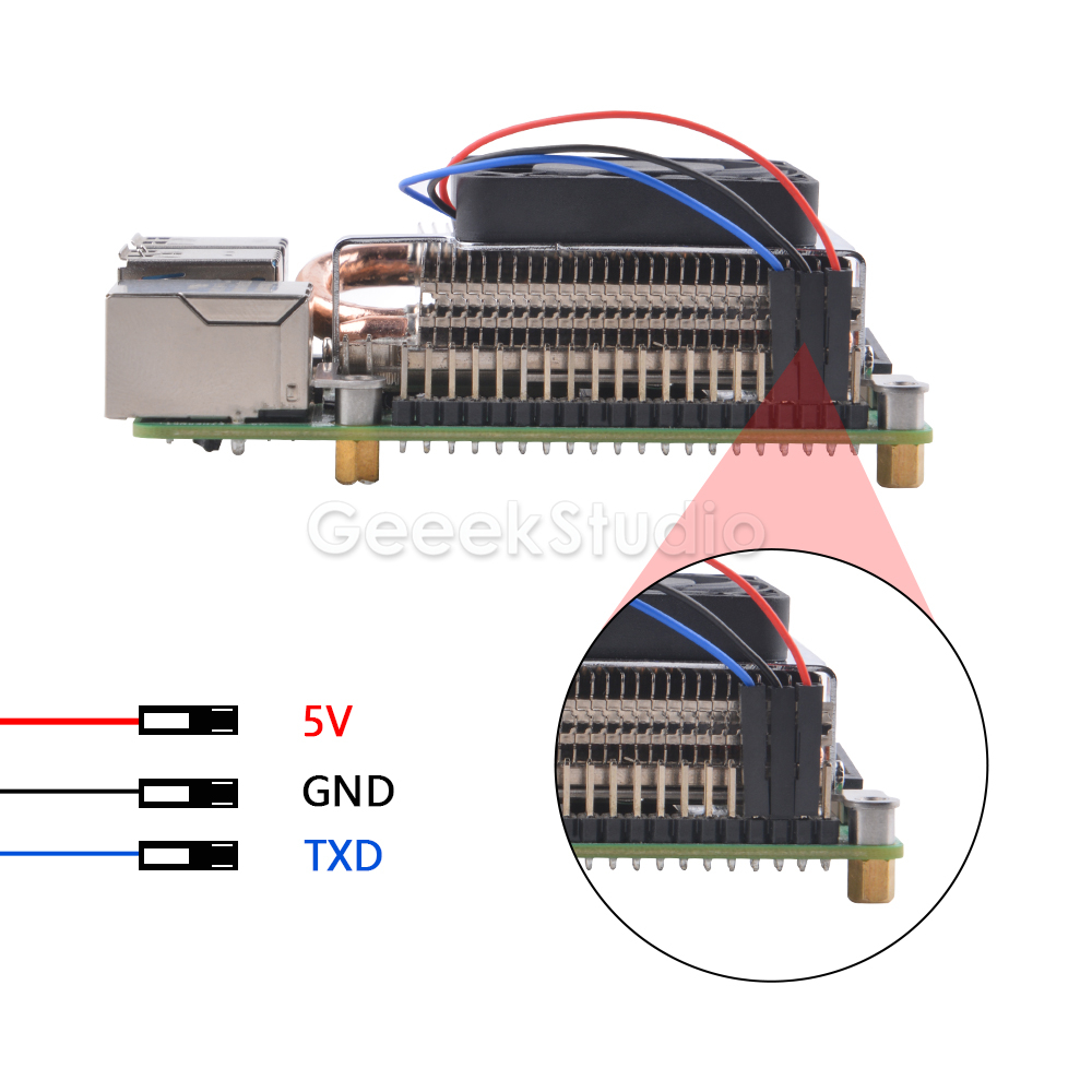 4つのロープロファイルを備えた冷却ファン,ブラックメタルケー - Pi 4 Case のレビューと価格