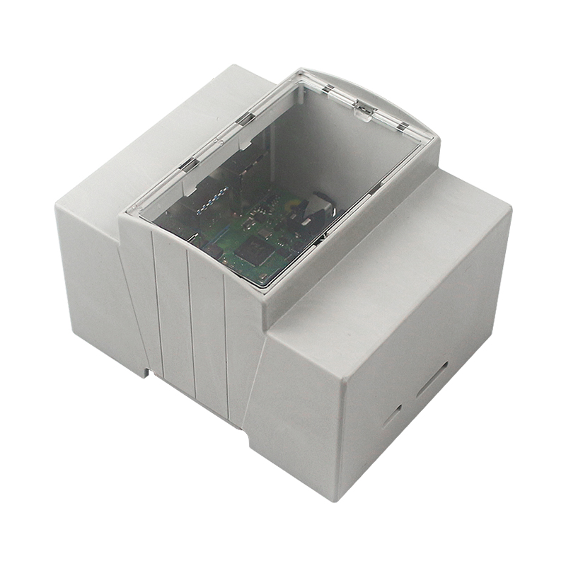 Raspberry Pi 4 ABSケース DINレールマウ - Pi 4 Case のレビューと価格