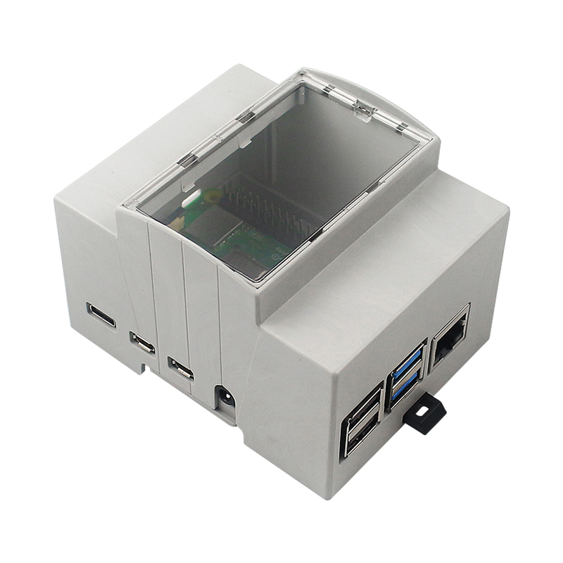 Raspberry Pi 4 ABSケース DINレールマウ - Pi 4 Case のレビューと価格